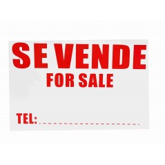 ROTULO SE VENDEN 20X30CM PVC ADR190108 1UD3699009009900