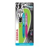 BOLIGRAFO ZEBRA Z-GRIP FLIGHT MINI BLISTX2 7931-29 (FUC/CELEST)