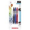 BOLIGRAFO ZEBRA Z-GRIP MINI SURT BASICO 7907-36 BLISTX3