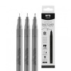 RAPIDOGRAFO SET 3PCS ACP901BP PTA FINA 0,1/0,3/0,5MM MYG BLISTX3