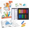 JUEGO D/12 CRAYONES CP210600 Y-PLUS PEANUT+2 JUEGOS D/PEGATINAS P/COLO