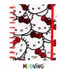 CUADERNO MOOVING LOOP 1711165 A DISCOS CARTA HELLO KITY 1UND 80 HOJAS