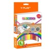 LAPIZ COLOR Y-PLUS 36 L TRIANG. + LIBRO DE COLOREAR CP150300