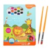 LIBRO DE COLOREAR QT231302 C/ACUARELA Y MEZCLADOR Y-PLUS FANTASTIC ANI