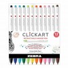 MARCADOR CLICKART ZEBRA RETRACT 4019-76 SURT 12XCJ