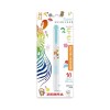 MARCADOR CREATIVO MILDLINER ZEBRA AZUL DOBLE PTA 400AZL BLISTX1