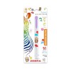 MARCADOR CREATIVO MILDLINER ZEBRA MORADO DOBLE PTA 400MRD BLISTX1