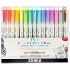 MARCADOR MILDLINER DB PTA BRUSH ZEBRA 4018-67 ESTUCHE 15PZAS C.SURT