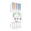 MARCADOR MILDLINER ZEBRA MOD 403PSTPNE005 DB PTA BRUSH C.PASTEL 5XCJ