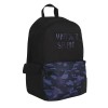 MOCHILA MOOVING NEGRA CAMO WARRIOR SPIRIT 1601926