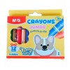 CRAYONES MYG JUMBO PUPPY DOG 11X10MM 12XBLIST AGMX4241