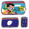 CARTUCHERA DISNEY TEEN TITANS BORDADO Y PRINT DOBLE ZIPPER 057-220112