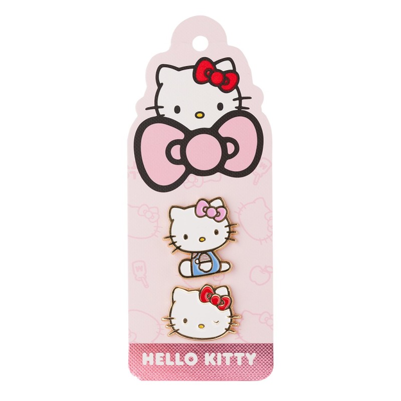 PINES METALICO MOOVING HELLO KITTY 3X3CM 1652150202 2XBLIST