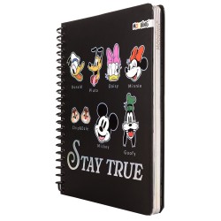 CUADERNO PREMIUM 1/2 OFICIO MOOVING MICKEY AND FRIENDS  1231253