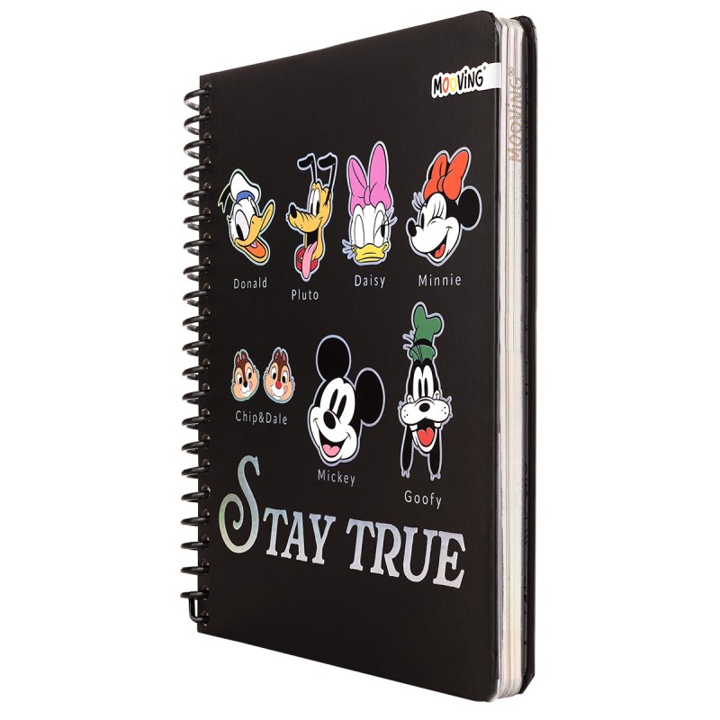 CUADERNO PREMIUM 1/2 OFICIO MOOVING MICKEY AND FRIENDS  1231253