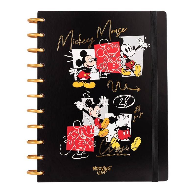 CUADERNO MOOVING LOOP 1711121 A DISCOS CARTA MICKEY MOUSE 1UND