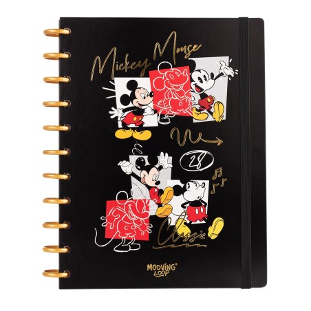 CUADERNO MOOVING LOOP 1711121 A DISCOS CARTA MICKEY MOUSE 1UND