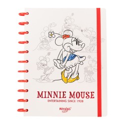 CUADERNO MOOVING LOOP 1711131 A DISCOS CARTA MINNIE MOUSE 1UND