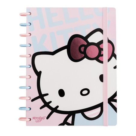 CUADERNO MOOVING LOOP 1711165 A DISCOS CARTA HELLO KITY 1UND 80 HOJAS