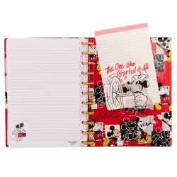 CUADERNO MOOVING LOOP 1711121 A DISCOS CARTA MICKEY MOUSE 1UND
