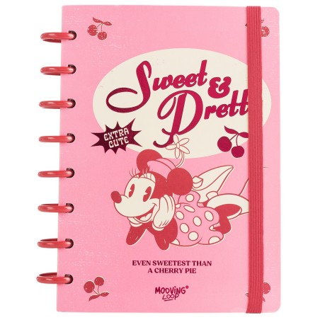 CUADERNO MOOVING LOOP 1721131 A DISCOS A5 MINNIE MOUSE 1UND