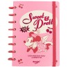 CUADERNO MOOVING LOOP 1721131 A DISCOS A5 MINNIE MOUSE 1UND