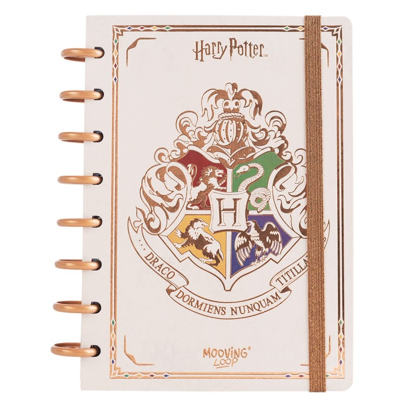 CUADERNO MOOVING LOOP 1721222 A DISCOS A5 HARRY POTTER 1UND