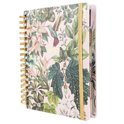 AGENDA 2027 MOOVING 16,5X22 DÍA X PÁGINA FLORAL 1414241 COLIBRI