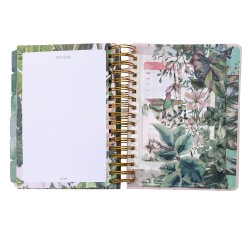 AGENDA 2027 MOOVING 16,5X22 DÍA X PÁGINA FLORAL 1414241 COLIBRI