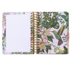 AGENDA 2027 MOOVING 16,5X22 DÍA X PÁGINA FLORAL 1414241 COLIBRI
